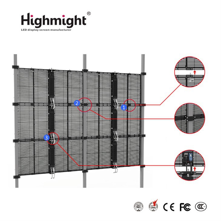 Transparent LED Advertising Screen